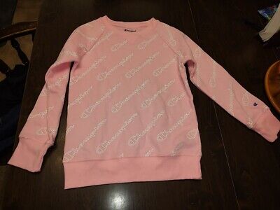 Champion Pink Sweatshirt Size Girl's L 14