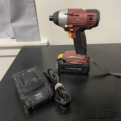 chicago electric power tools 18v battery charger