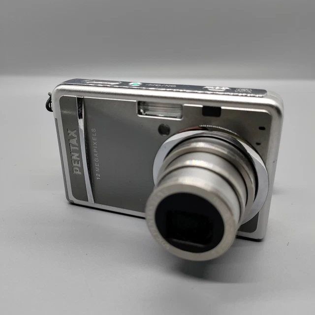 Pentax Optio S12 12,0 megapixel fotocamera digitale compatta argento testato 3