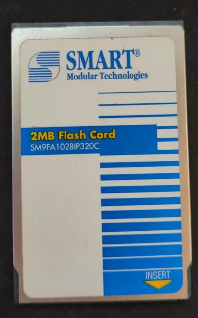 2MB PCMCIA Flash Card SMART Modular Technologie w/ CISCO IOS