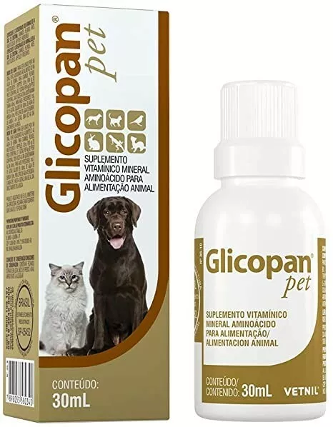 Glicopan Pet -  Vitamins for damage Hair, dogs, reptiles, rodents & cats