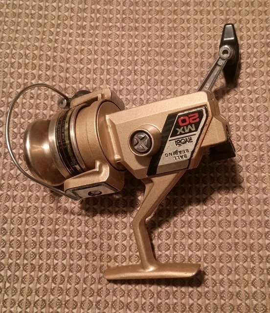 RYOBI MX20 SPINNING Reel Vintage Gold, Ball Bearing $26.95