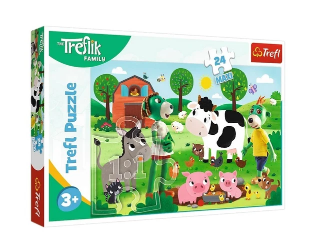 Trefl Puzzle 'Winterliche Treflik Family' 100 Teile - Weihnachtsmotiv Für Kinder Ab 5 Jahre, Fördert Konzentration & Kreativität