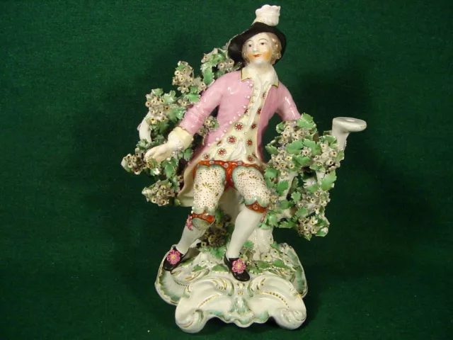 Antique Derby Style Figure British Porcelain C1890 Samson French Figurine Statue