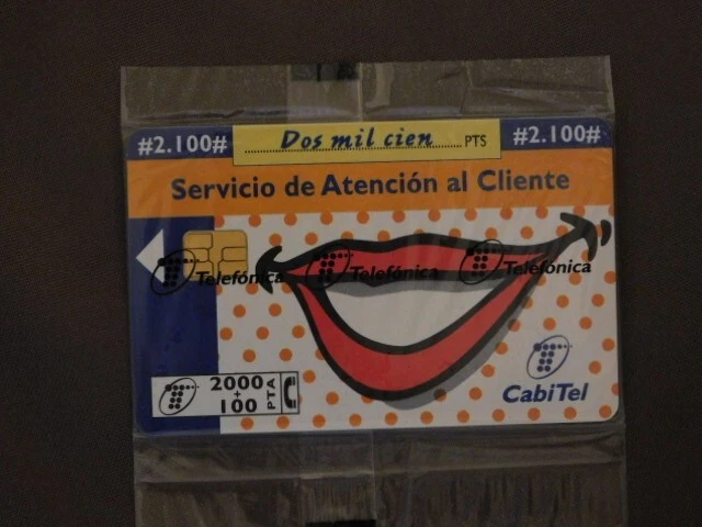 Chip Kaart MINT SEALED Spanje 06.98 - CabiTel 2000 PTA / opl 11000