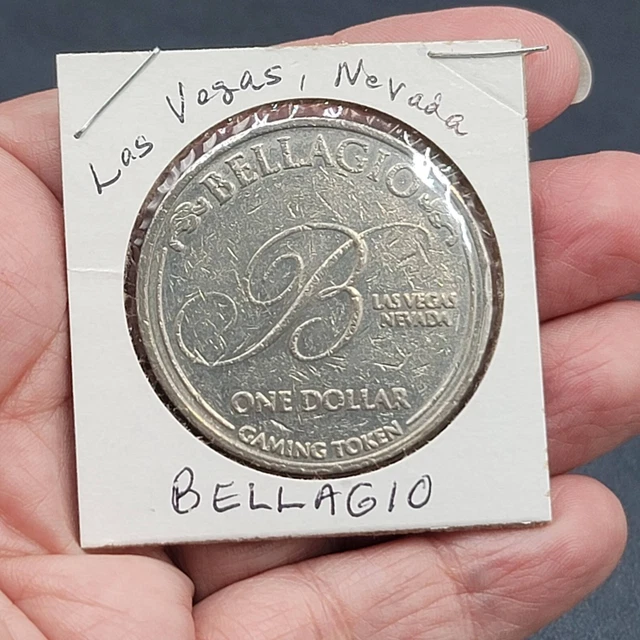 Vintage Bellagio Casino Las Vegas One Dollar Token