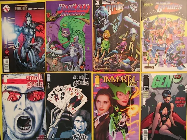 Image 8 Comics Lot The Authority WildC.A.T.S. 22 Brides Immortal Two Gen 13 MORE