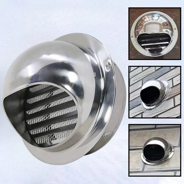 STAINLESS STEEL DUCTING Ventilation Exhaust Grille Cover Wall Air ...