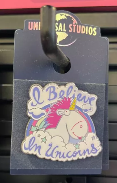 universal studios despicable me unicorn fluffy I believe in unicorns enamel pin