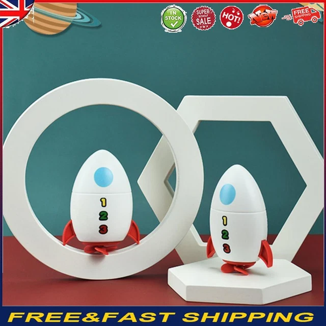 Kids Bathing Play Water Toys Cute Clockwork Rocket Toy Children Bath Accessory -