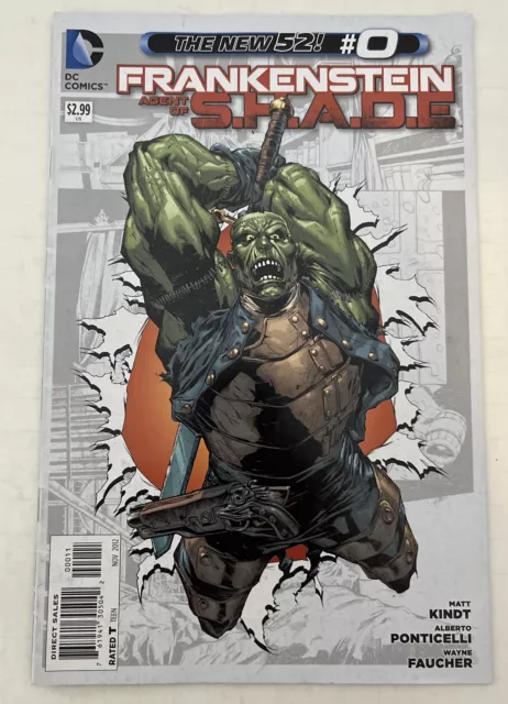 FRANKENSTEIN Agent of S.H.A.D.E. - No. 0 (November 2012)  "The NEW 52" Rated T