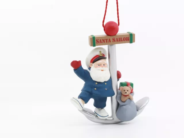 SANTA SAILOR - 1991 Hallmark Keepsake Christmas Ornament 3