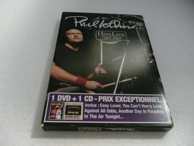 Phil Collins Hits Live 1990-1997  / COFFRET 1 DVD  + 1 CD /  MUSICALE