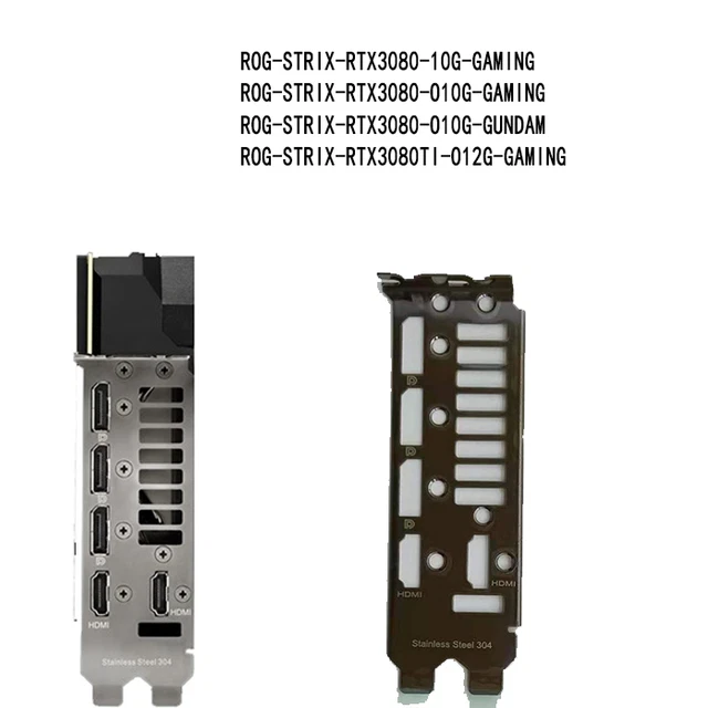 I/O IO Shield Backplate For NVIDIA Geforce RTX3090 RTX3080 Graphic Card Bracket
