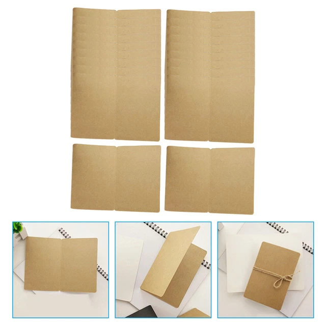 20 tarjetas de felicitación rústicas en blanco tarjetas de felicitación en blanco para la elaboración de bodas