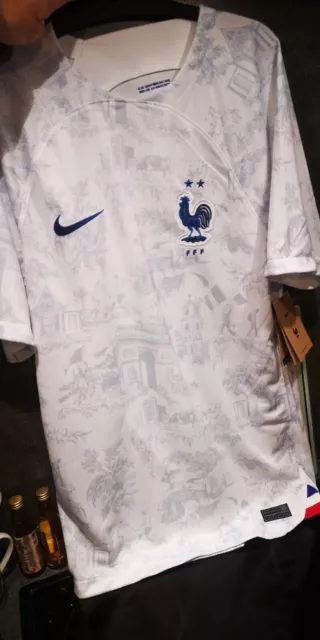 Maillot Equipe de France FFF Football Extérieur adulte taille S 2022/2023 