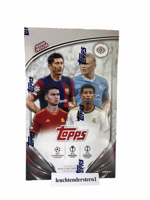 Topps 2023-24 UEFA UCC Champions League Flagship Hobby Box