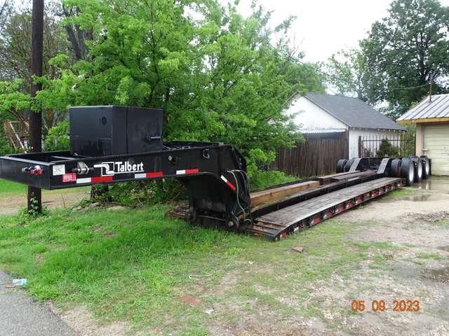 2002 Talbert RGN Lowboy Trailer