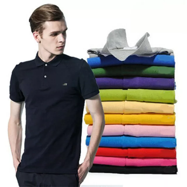 Polo uomo Lacoste2 in rete maniche corte vestibilità classica abbottonata top