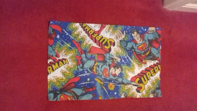 SUPERMAN PILLOWCASE VINTAGE DC Comics Pillow Case 2.50 PicClick UK
