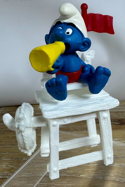 Les Schtroumpfs - Schleich - 20791 Schtroumpf footballeur France UEFA Euro
