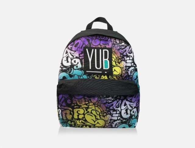 Zaino scolastico da donna con ciondolo, carino zaino in nylon for studenti zaino da viaggio imformeabile for ragazze adolescenti borsa for la scuola carino studente borsa con spilla e accessori