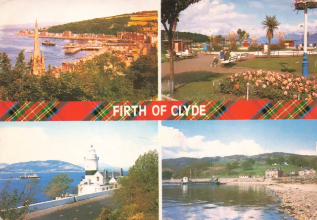 Postcard Scotland United Kingdom Firth Of Clyde Rothrsay Bay Cloch Lighthouse 2