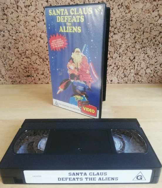 SANTA CLAUS DEFEATS the Aliens - RARE VHS / Video 1990 AUS/NZ version £ ...