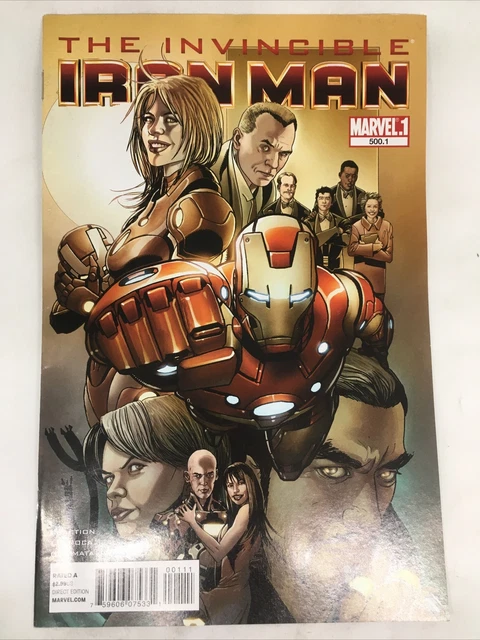 The Invincible Iron Man #500.1 Marvel Comics Salvador Larroca 2011