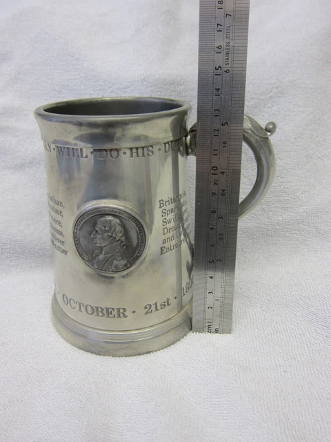 The Battle of Trafalgar limited edition Pewter Tankard