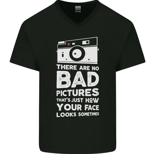 Photography How Your Face Looks Sometimes Mens V-Neck Cotton T-Shirt