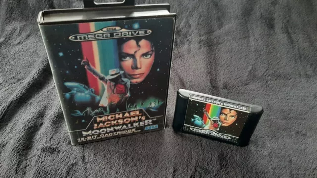 SEGA MEGA DRIVE Michael Jacksons Moonwalker OVP