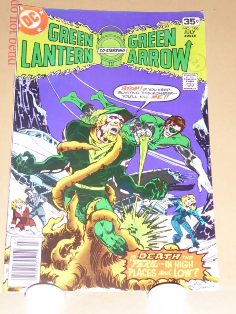 GREEN LANTERN  #106 co-staring GREEN ARROW 1978 DC Comics UK - FN