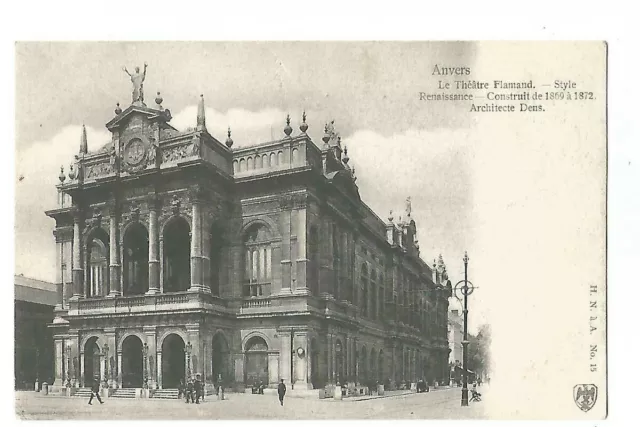 Belgique  Anvers  Le Theatre Flamand