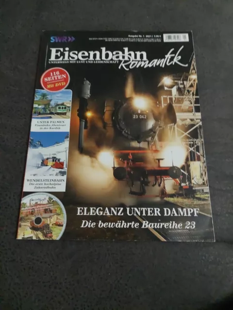 Eisenbahn Romantik 1/21 + DVD " Eleganz Unter Dampf " Die Bewährte Baureihe 23