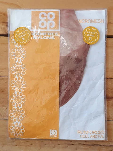 1 paire de bas nylon RHT micromesh vintage, SAYONARA, gris