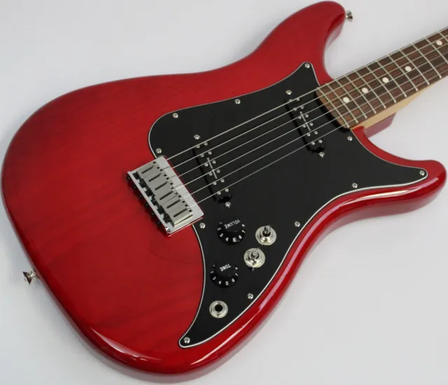 2020 Fender Player Lead II Electric Guitar Crimson Red Transparent Duncan P'ups