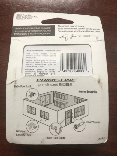 2 Security Sliding Window Lock #S-4000 Home Security Window Door Lock 2