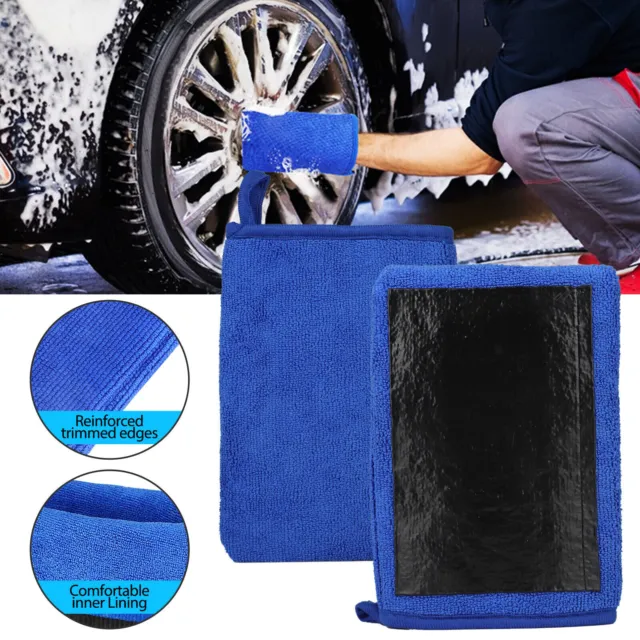 Microfiber Clay Bar Mitt Towel Auto Car Detailing Cleaning Washing Cloth Rag