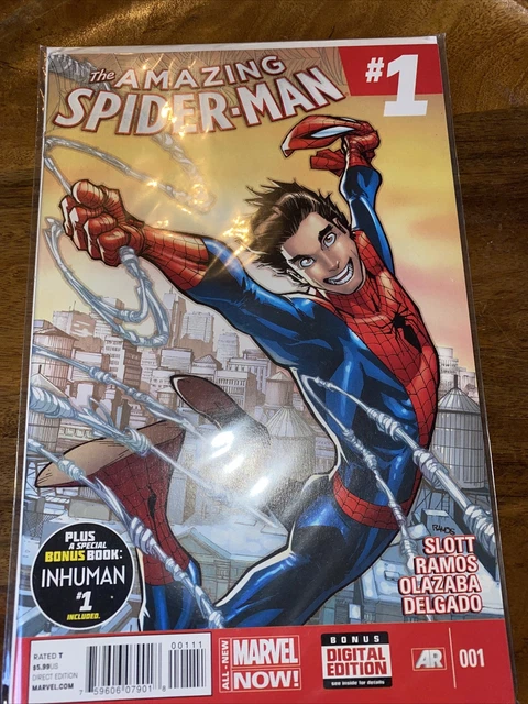 the AMAZING SPIDER-MAN 001  01  1  Spiderman Marvel comic Book Cindy Moon Silk