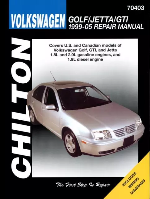 Manual VW Golf GTI 1999-2005 Jetta Cabriolet Chilton Workshop Manual