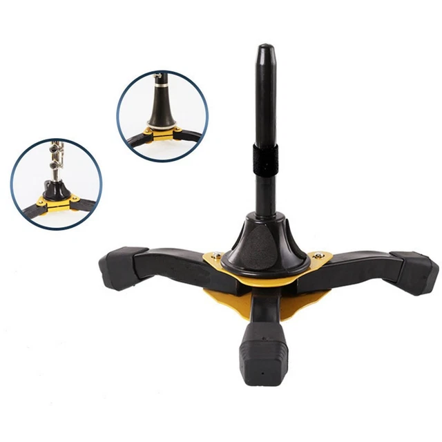 Support Pour Clarinette - Trépied Pliable Et Portable - Accessoire Pour Instrument à Vent - Noir