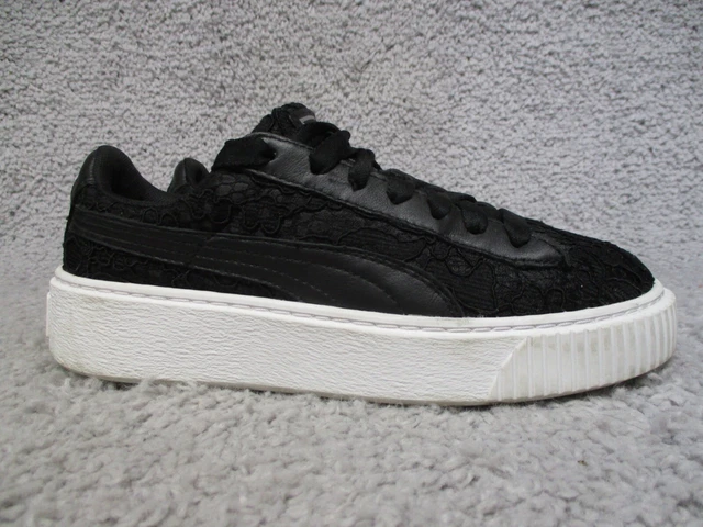 Puma suede sales floral black