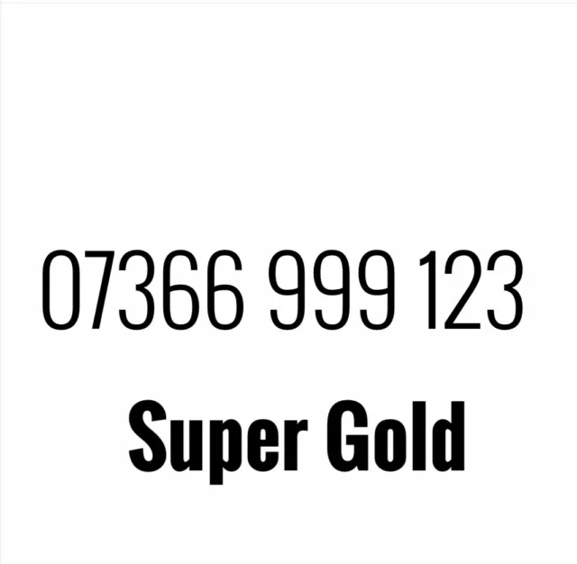 Gold Vip Business Easy Memorable Mobile Phone Number Platinum Sim