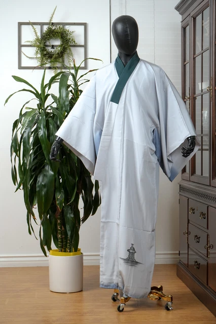 Dear Vanilla Japanese Juban Undergown Men's Kimono Authentic Vintage Japan Mint