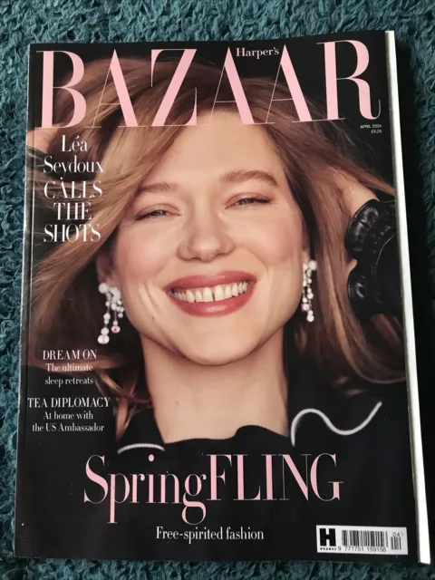 Harper's Bazaar UK April 2024, Lea Seydoux