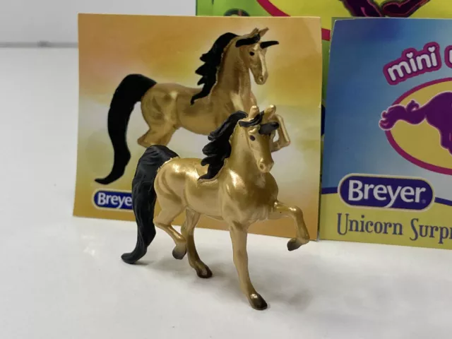 Breyer Mini Whinnies Unicorn Surprise Series 2 Pyrite New w/ Package