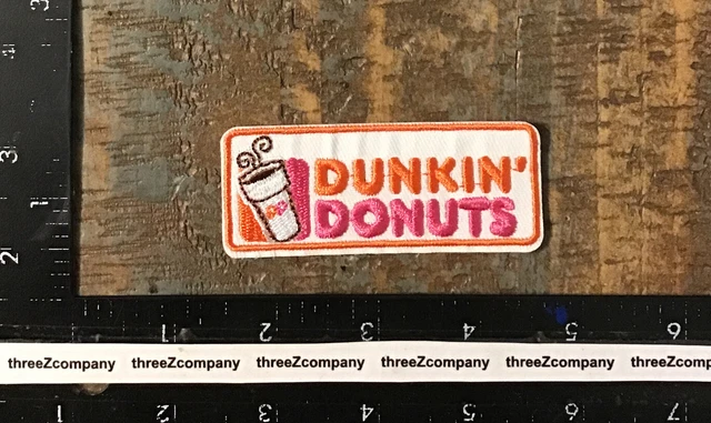 DUNKIN’ DONUTS Coffee Breakfast Company Logo Iron-On Patch