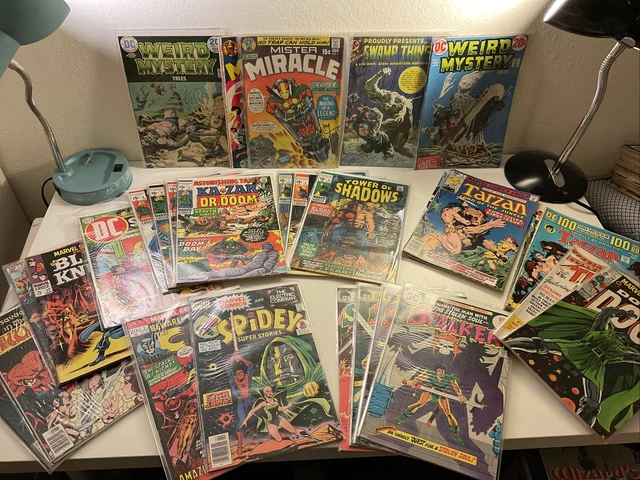 Vintage Marvel/DC 35 Comic Lot Mr. Miracle #1 Tower Of Shadows + More