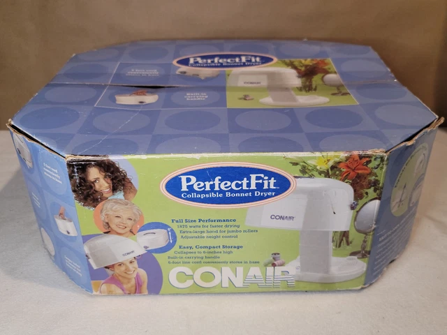 Conair Collapsible Portable Bonnet Hair Dryer 1875 Watts - NEW SEALED